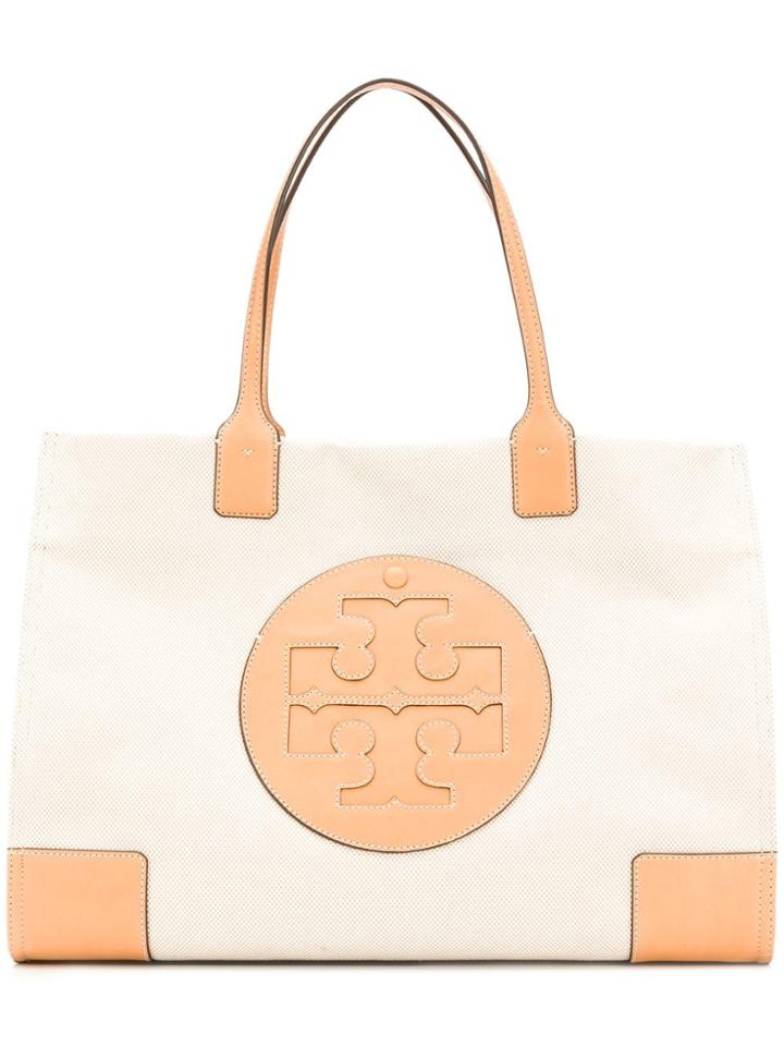 Tory Burch Ella Canvas Tote - Neutrals