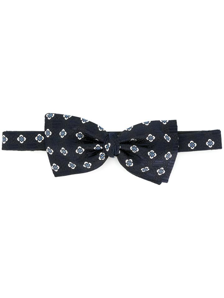 Ermenegildo Zegna Floral Bow Tie - Blue