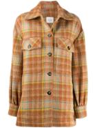 Alysi Checked Work Shirt - Neutrals
