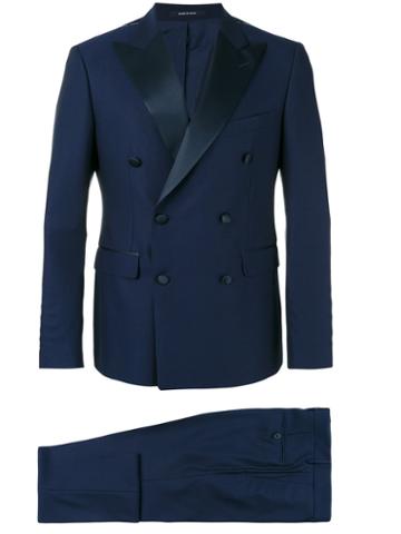 Dinner Fleming Dinner Suit, Men's, Size: 52, Blue, Cupro/virgin Wool