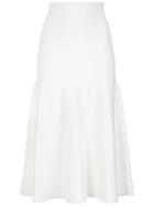 Andrea Bogosian Knit Midi Skirt - White