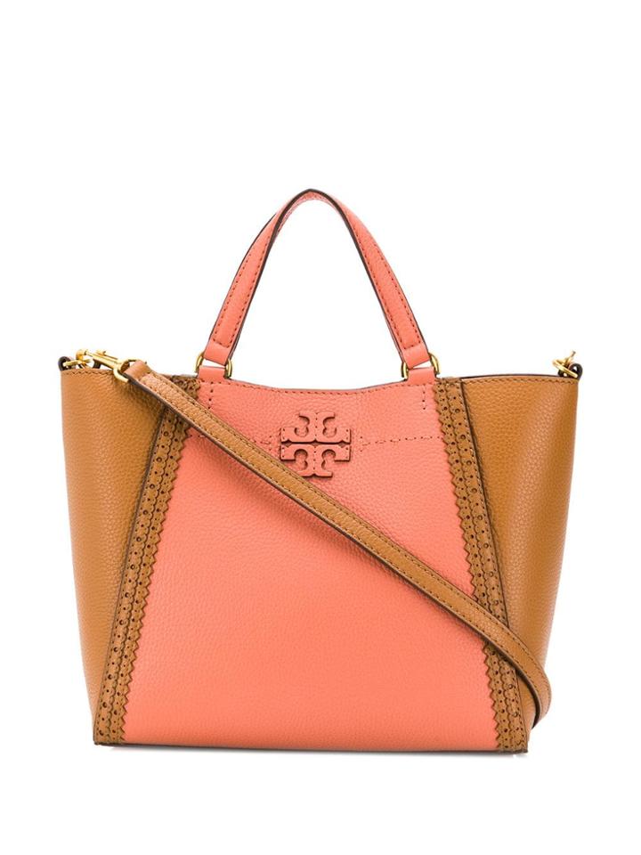 Tory Burch Mcgraw Brogue Carryall Bag - Brown