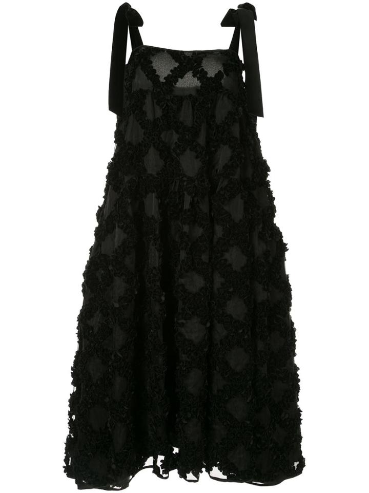 Cecilie Bahnsen Bey Bandeau Gown - Black