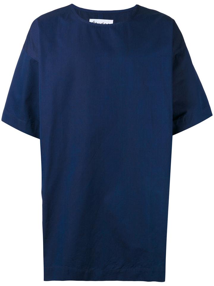 Études - 'powder' Long T-shirt - Men - Cotton - M, Blue, Cotton