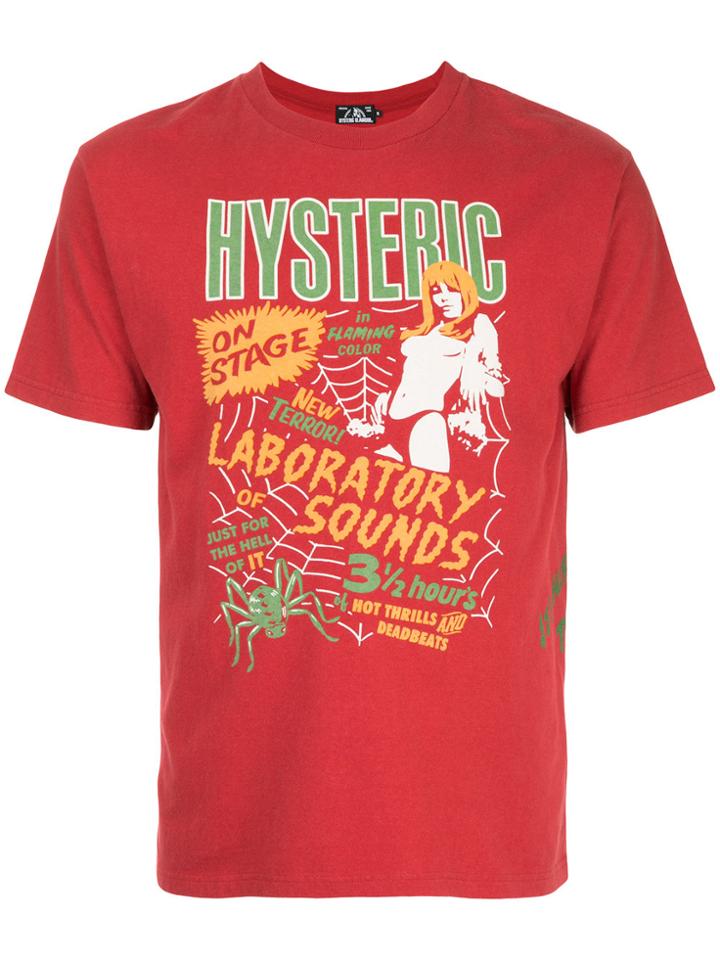Hysteric Glamour Printed T-shirt - Red