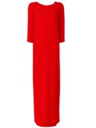 Gianluca Capannolo 'camille' Long Dress, Women's, Size: 40, Red, Acetate/viscose
