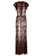 À La Garçonne Embroidered Long Dress