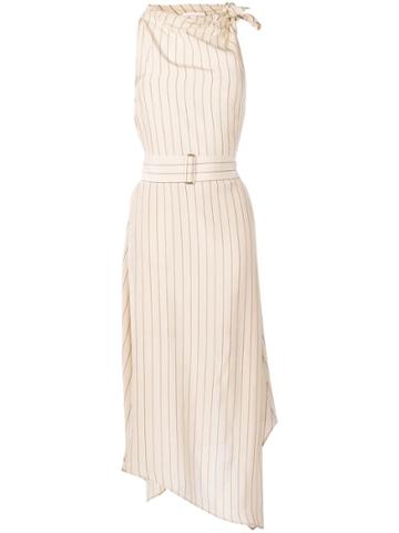 Áeron Striped Dress - Neutrals