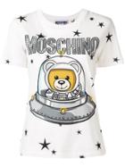 Moschino Space Teddy Print T-shirt - White