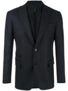 Pal Zileri Inner Zip Blazer, Men's, Size: 52, Black, Wool/polyester