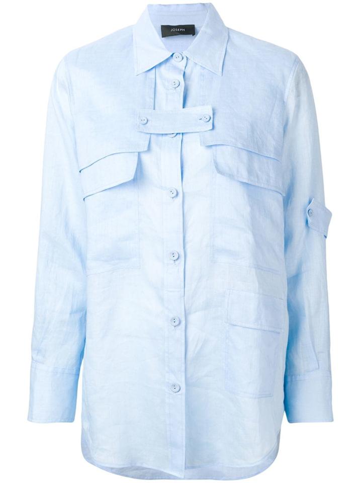 Joseph Patchwork Shirt - Blue
