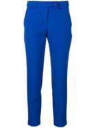 Blugirl Side Stripe Skinny Trousers - Blue