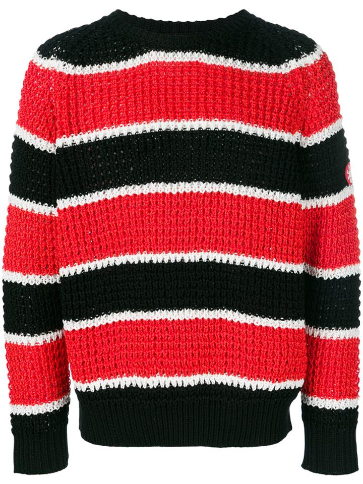 Cav Empt Striped Jumper - Red