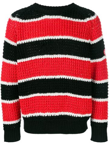 Cav Empt Striped Jumper - Red