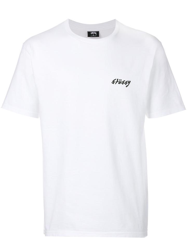 Stussy Printed Short Sleeve T-shirt - White