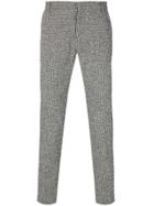 Entre Amis Houndstooth Trousers - White