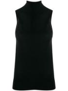 Dorothee Schumacher Turtle Neck Sleeveless Sweater - Black