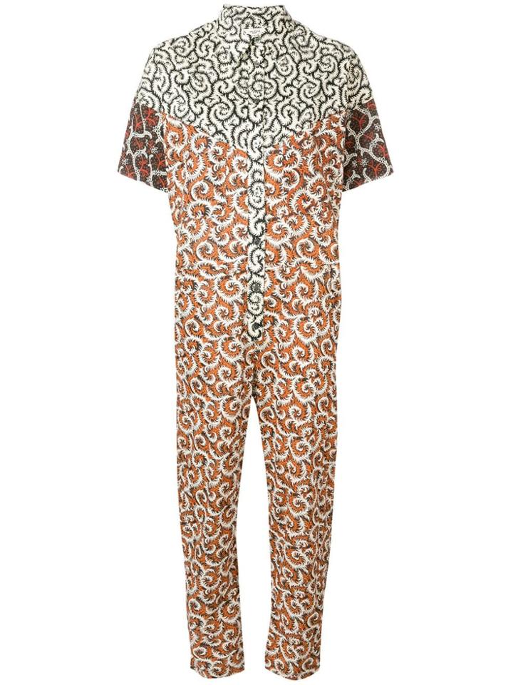 Isabel Marant Étoile All-over Print Jumpsuit - White