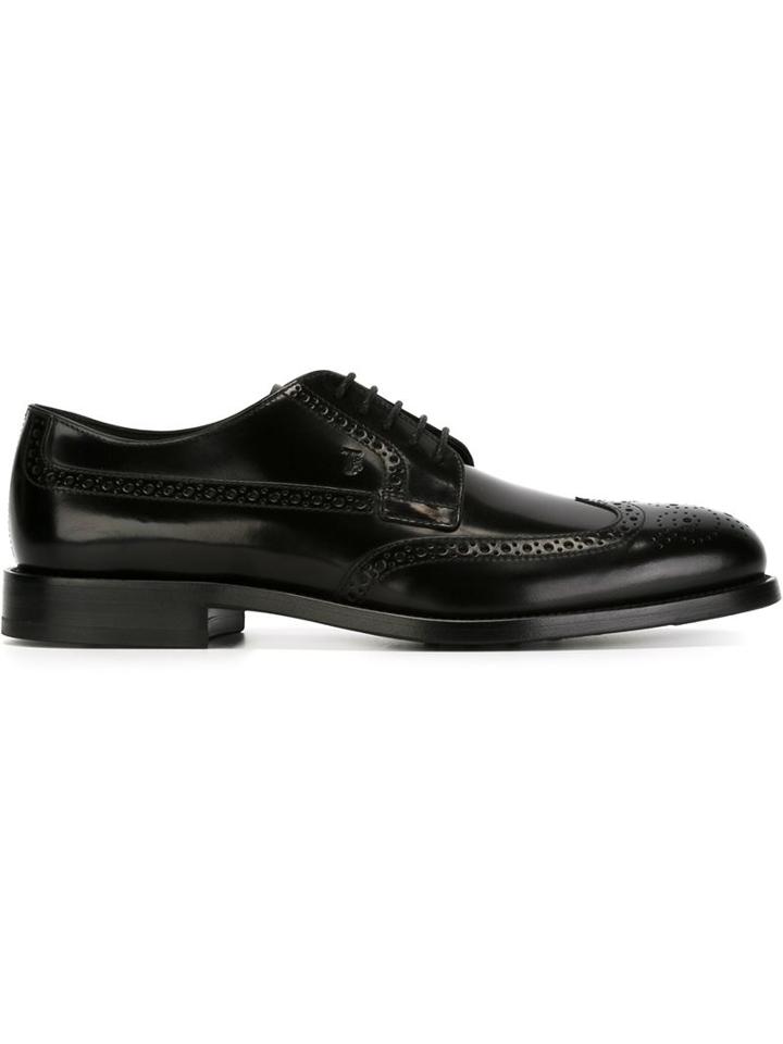 Tod S Classic Brogues, Men's, Size: 5, Black, Leather