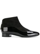 Giorgio Armani Zipped Ankle Boots - Black