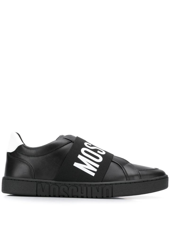 Moschino Elastic Band Sneakers - Black