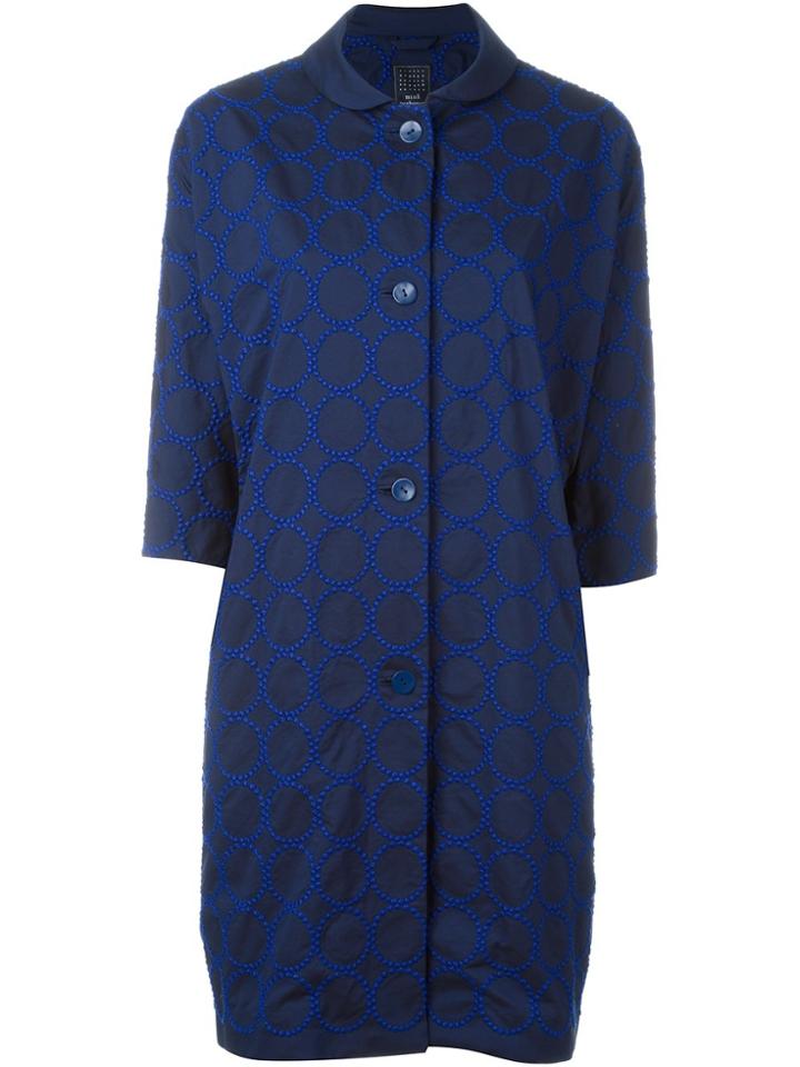 Minä Perhonen Embroidered Circles Shirt - Blue