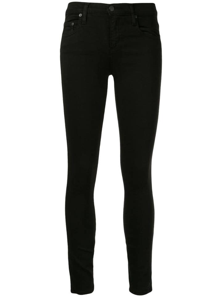 Nobody Denim Geo Skinny Jeans - Black