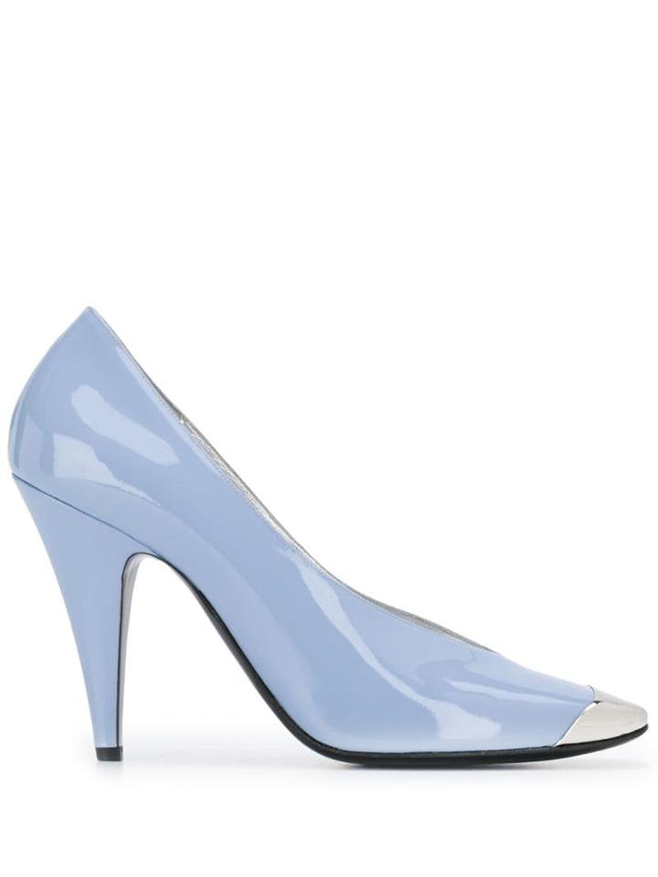 Emilio Pucci Square Toe Pumps - Blue