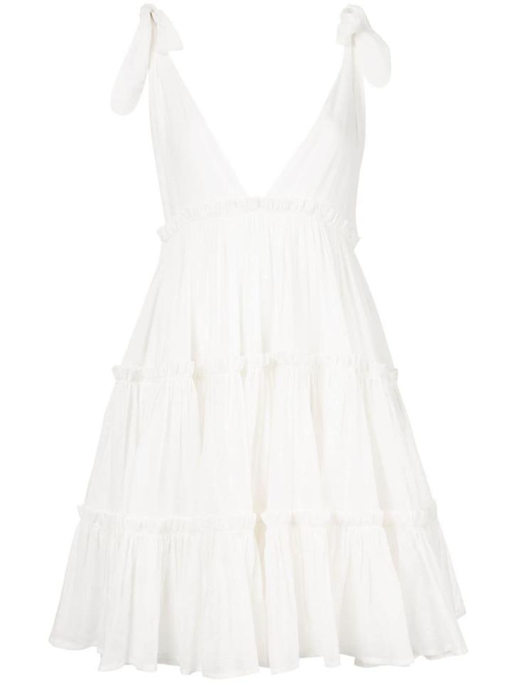 Innika Choo Voluminous Frill Dress - White