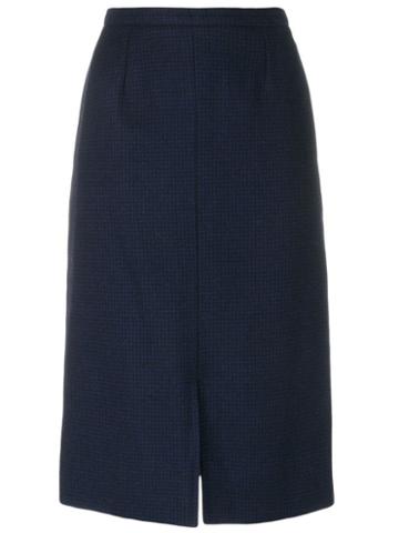 Guy Laroche Pre-owned Classic Pencil Skirt - Blue
