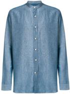 Loro Piana Buttoned Up Casual Shirt - Blue