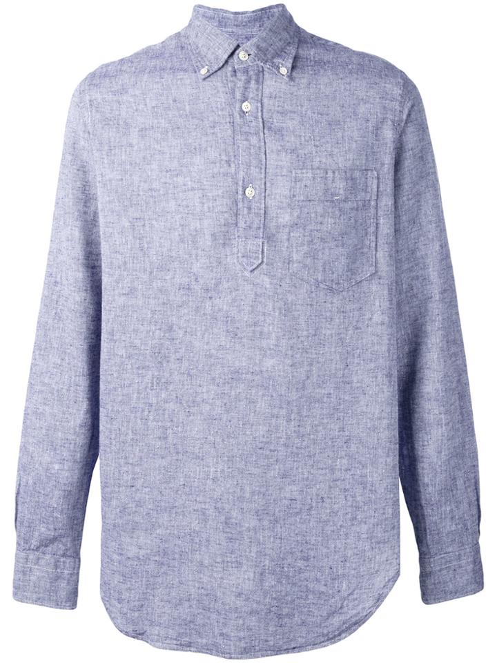 Bellerose Front Button Shirt - Blue
