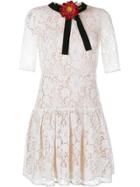 Gucci Lace Mini Dress - White