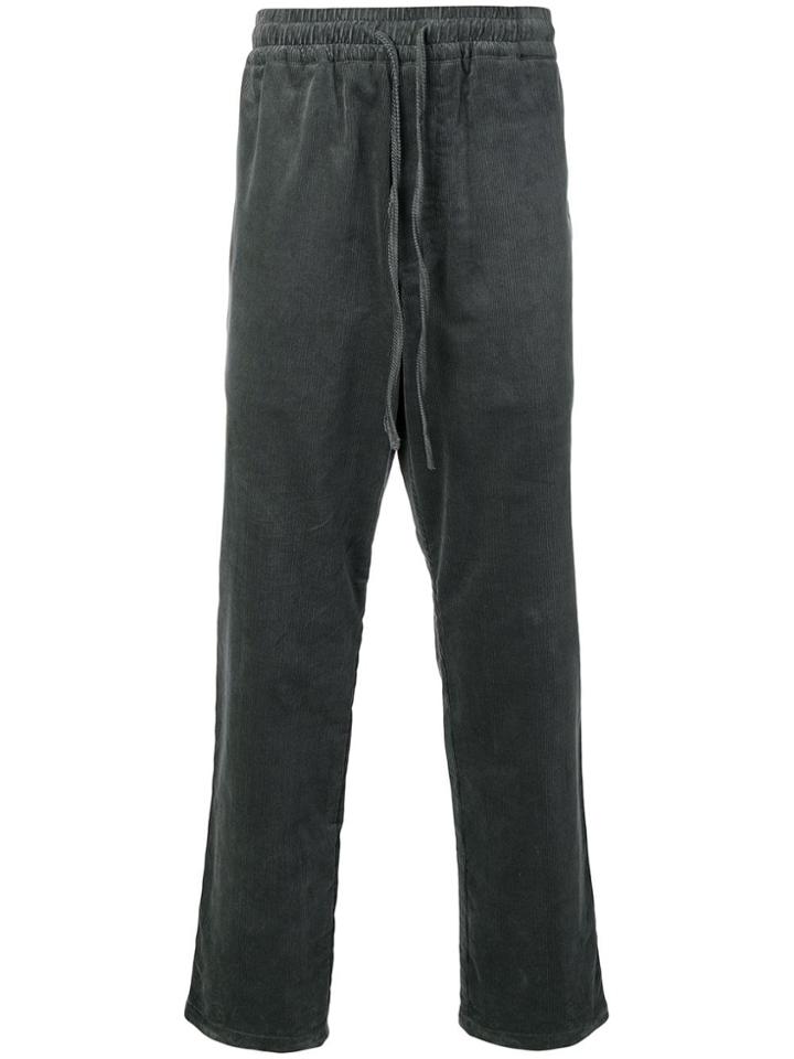 Ymc Drawstring Corduroy Trousers - Grey