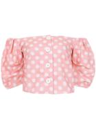 Cruise Jaspe Polka Dotted Top - Pink