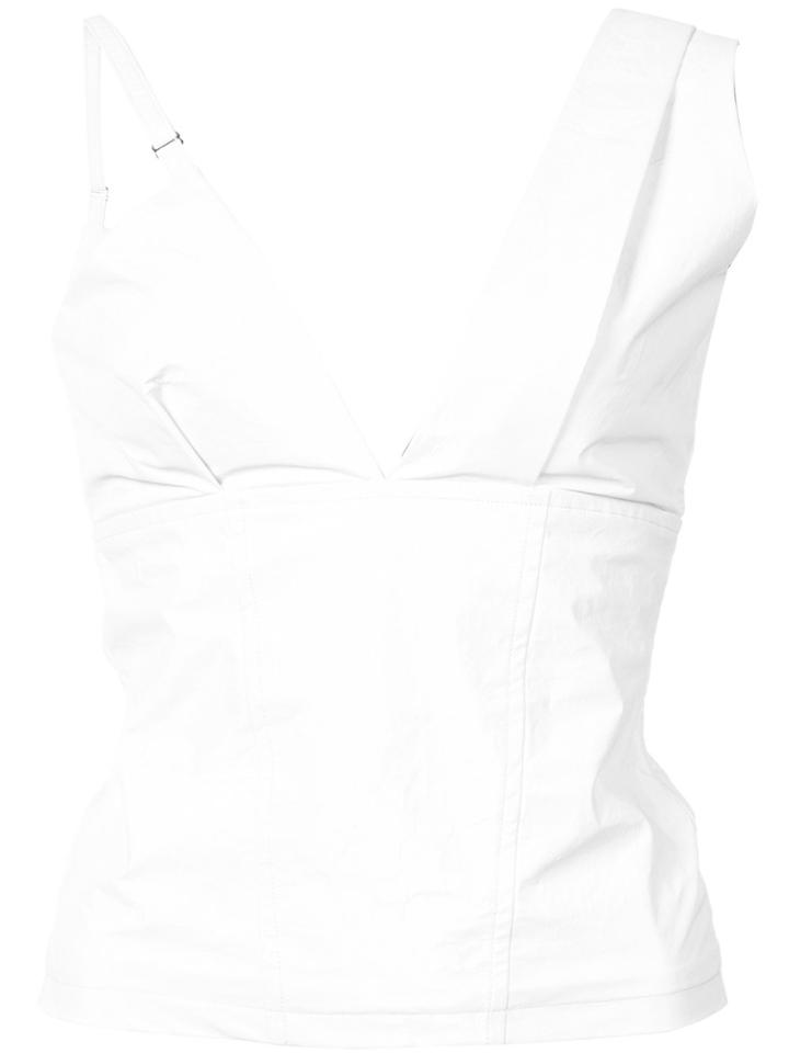 Joshua Millard Mismatched Strap Vest - White