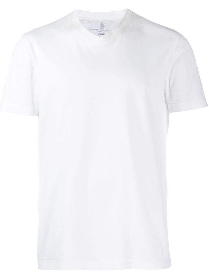 Brunello Cucinelli Classic Short-sleeve T-shirt - White