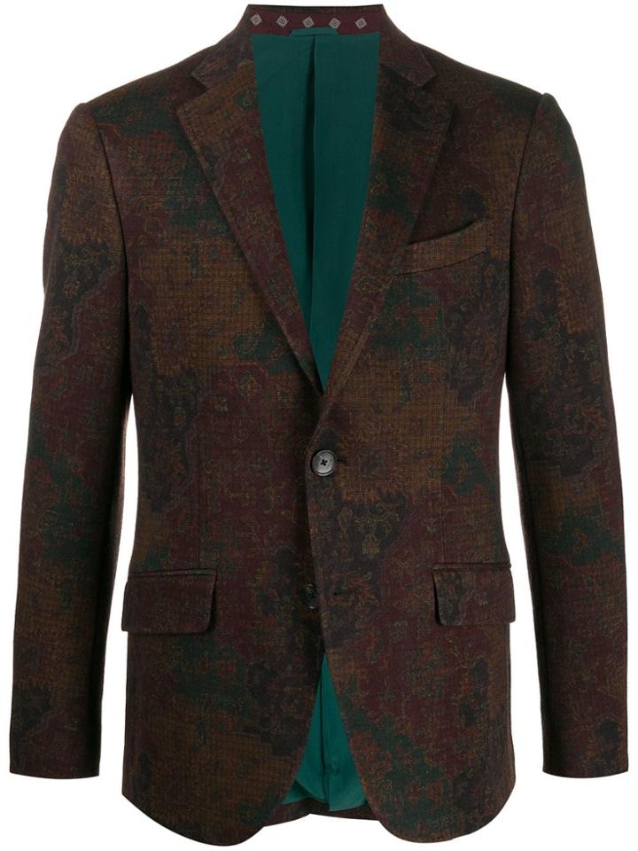 Etro Paisley Pattern Blazer - Red