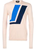 Calvin Klein 205w39nyc Long Sleeved Printed Sweatshirt - Nude &