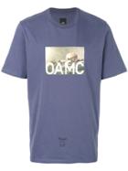 Oamc Logo Print T-shirt - Blue