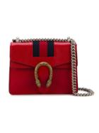 Gucci - Dionysus Web Shoulder Bag - Women - Calf Leather/metal - One Size, Red, Calf Leather/metal