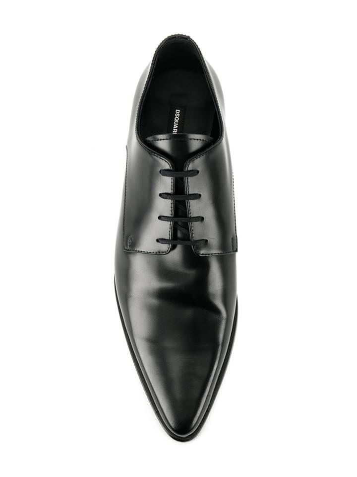 Dsquared2 Pointed Derby Shoes - Black