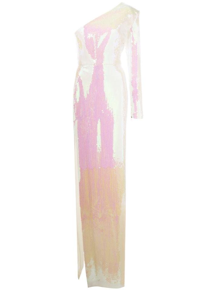 Alex Perry One-sleeve Column Gown - Pink