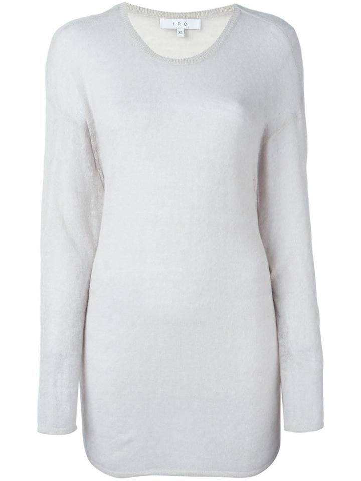 Iro Sheer Longsleeved T-shirt - Grey
