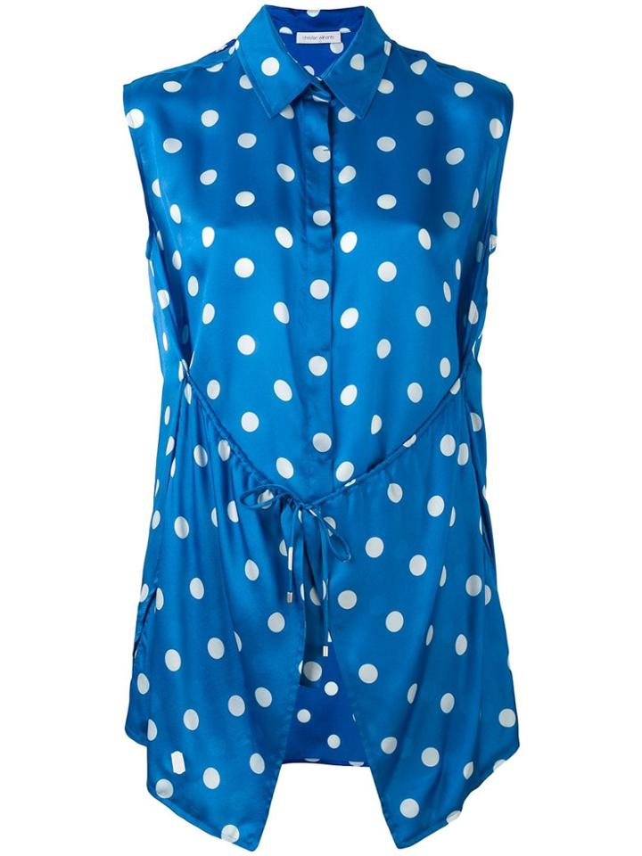 Christian Wijnants Polka-dot Jumpsuit - Blue