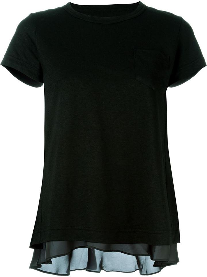 Sacai Lace Detail T-shirt