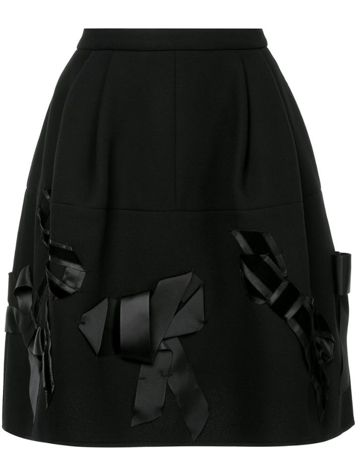 Dice Kayek Embellished Skirt - Black