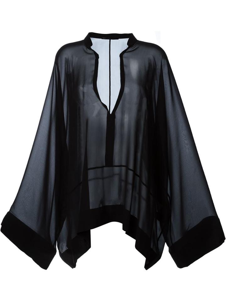 Haider Ackermann Sheer Loose Fit Tunic