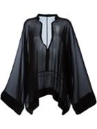 Haider Ackermann Sheer Loose Fit Tunic