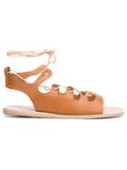 Ancient Greek Sandals Antigone Sandals, Women's, Size: 38, Brown, Leather